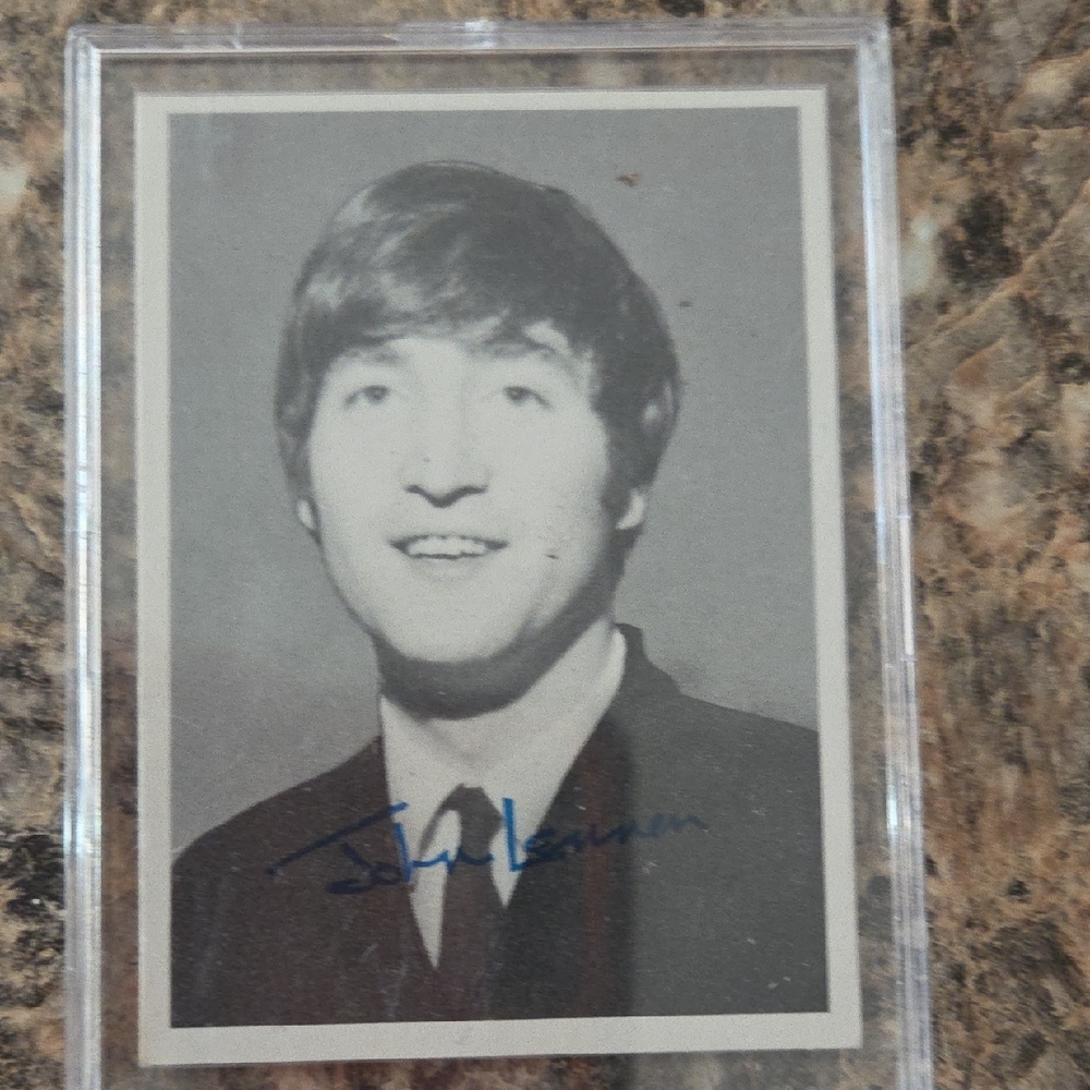 1964 BEATLES JOHN LENMON ORIGNAL CARD SERIES 3 NM TOPPS
